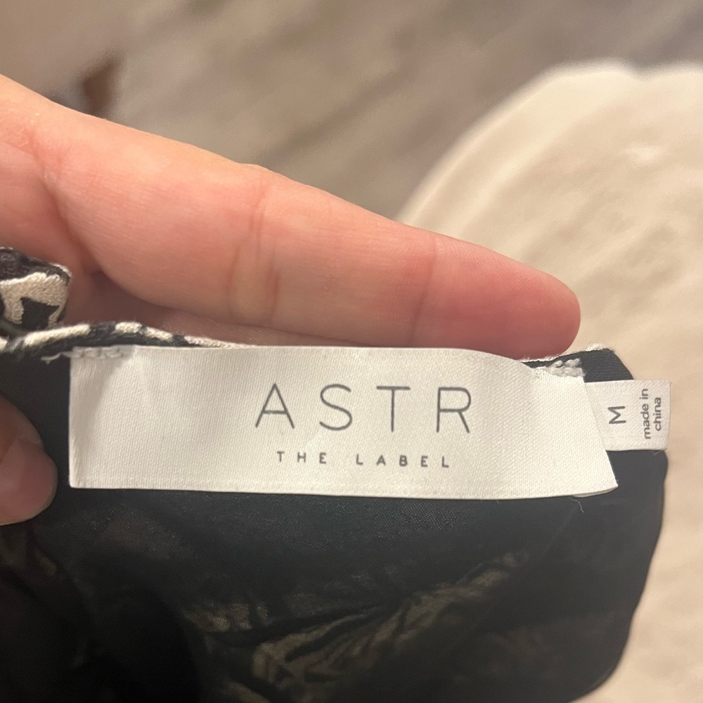Astr The Label Black And White Pattern Spaghetti … - image 3